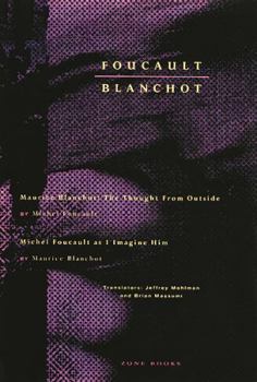 Hardcover Foucault/Blanchot Book