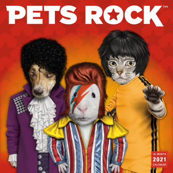 2021 Pets Rock 16-Month Wall Calendar