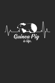 Paperback Guinea Pig is life: 6x9 Guinea Pig - grid - squared paper - notebook - notes Book