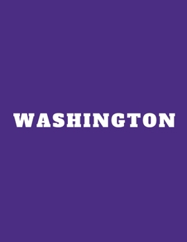 Paperback Washington: A Decorative Book │ Perfect for Stacking on Coffee Tables & Bookshelves │ Customized Interior Design & Hom Book