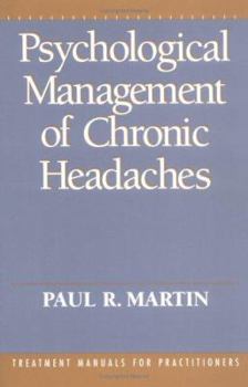 Paperback Psychological Management of Chronic Headaches Book