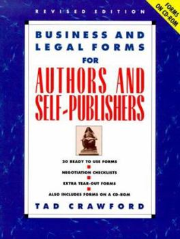 Paperback Business and Legal Forms for Authors and Self-Publishers [With CD-ROM] Book