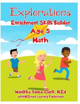 Paperback Explorations Enrichment Skill Builder Math Age 5 Book