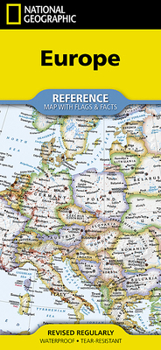 Misc. National Geographic Europe Map (Folded with Flags and Facts) Book