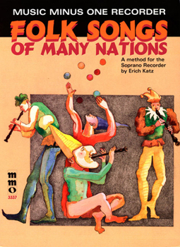 Paperback Folk Songs of Many Nations: Music Minus One Recorder Book