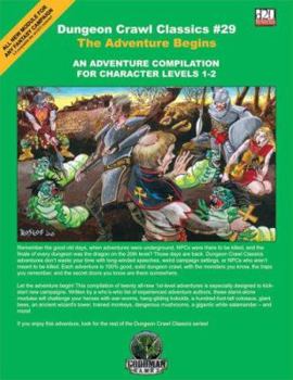 Hardcover The Adventure Begins: A Compilation of Adventures for Character Levels 1-2 Book