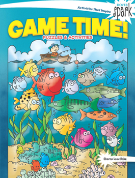 Paperback Spark Game Time! Puzzles & Activities Book