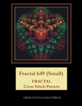 Fractal 649 (Small): Fractal Cross Stitch Pattern