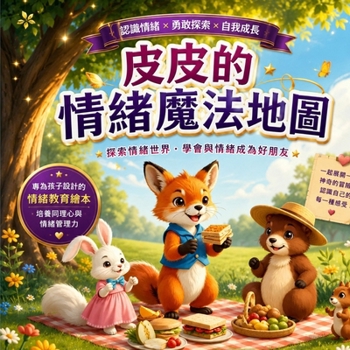 Paperback 皮皮的情緒魔法地圖: 兒童情緒教育繪本｜& [Chinese] Book