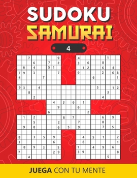 Paperback Sudoku Samurai 4: Collection de 100 Sudokus Samoura? pour Adultes Facile et Difficile Id?al pour augmenter la m?moire et la logique 1 Gr [French] Book