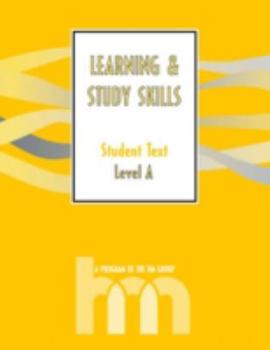 Paperback Level A: Student Text: Hm Learning & Study Skills Program Book