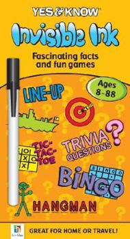 Paperback Yes and Know Invisible Ink Ages 8-88 Book