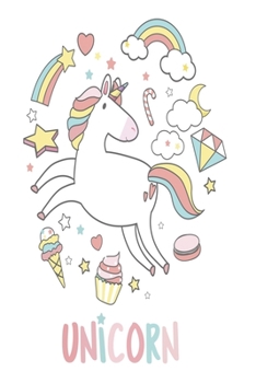 Plain Unicorn Notebook: simple Unicorn Notebook, Diary and Journal with 120 Lined Pages