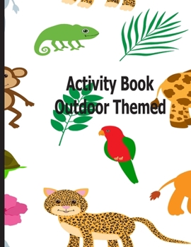 Paperback Activity Book Outdoor Themed Book