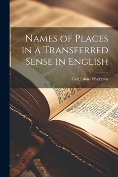 Paperback Names of Places in a Transferred Sense in English Book