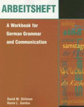 Paperback Arbeitsheft: A Workbook for German Grammar and Communication Book
