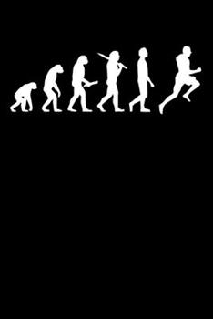 Läufer Notizbuch: A5 Kariert 108 Seiten - Laufen Evolution Notizheft - Geschenk für Läufer & Jogger (German Edition)