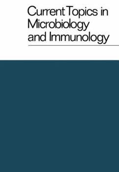 Paperback Current Topics in Microbiology and Immunology / Ergebnisse Der Mikrobiologie Und Immunitätsforschung: Volume 65 Book