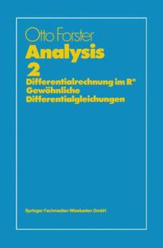 Paperback Analysis 2: Differentialrechnung Im Rn, Gewöhnliche Differentialgleichungen [German] Book