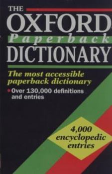 Paperback The Oxford Paperback Dictionary Book