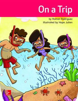 Spiral-bound Open Court Reading Practice Decodable 24: On a Trip, Grade K Book