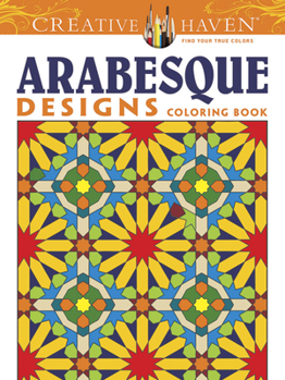 Paperback Creative Haven Arabesque Designs Coloring Book