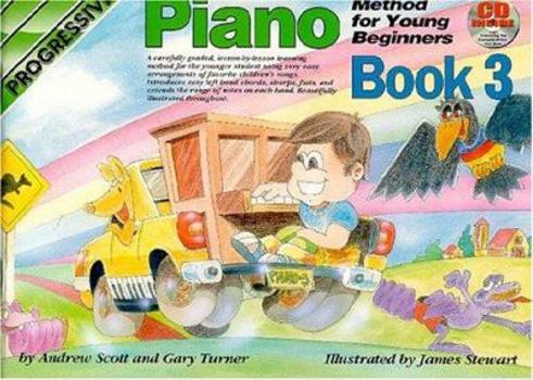 Paperback CP69331 - YOUNG BEGINNER PIANO METHOD BOOK 3 BK/CD (Progressive Young Beginners) Book