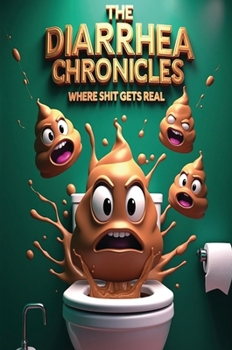 Icons Media Publishing THE DIARRHEA CHRONICLES Where Gets Real, A5, Humorous Bathroom Theme, White Elephant Gift