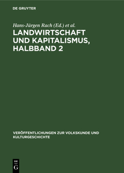 Hardcover Landwirtschaft Und Kapitalismus, Halbband 2 [German] Book
