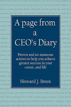 Hardcover A page from a CEO's Diary Book