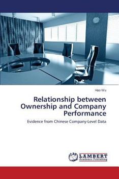 Paperback Relationship Between Ownership and Company Performance Book