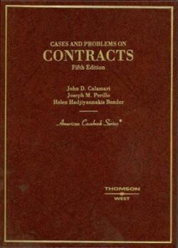 Hardcover Cases and Problems on Contracts Book