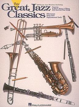 Paperback Great Jazz Classics - Flute Book