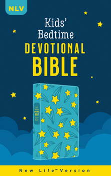 Product Bundle The Kids' Bedtime Devotional Bible: Nlv [Aqua Stars] Book