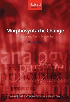 Paperback Morphosyntactic Change: Functional and Formal Perspectives Book