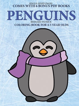Paperback Coloring Books for 4-5 Year Olds (Penguins) Book