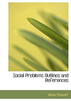 Paperback Social Problems Outlines and References Book