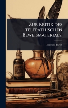 Hardcover Zur Kritik des telepathischen Beweismaterials. [German] Book