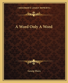 Paperback A Word Only A Word Book