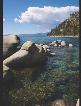 Paperback Large rocks in Lake Tahoe notebook Book