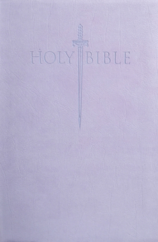 Imitation Leather King James Version Easy Read Sword Value Thinline Bible Personal Size Lavender Ultrasoft Book