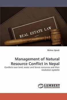 Paperback Management of Natural Resource Conflict in Nepal Book