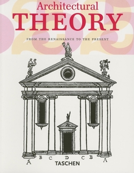Paperback Architectural Theory: From the Renaissance to the Present Book