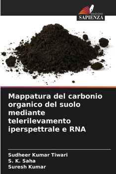 Paperback Mappatura del carbonio organico del suolo mediante telerilevamento iperspettrale e RNA [Italian] Book