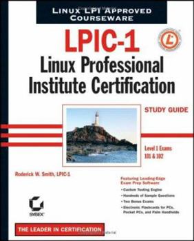 Paperback LPIC-1: Linux Professional Institute Certification Study Guide [With CDROM] Book