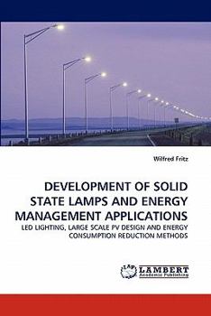 Paperback Development of Solid State Lamps and Energy Management Applications Book