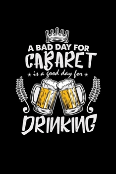 Cabaret day drinking: 6x9 CABARET | dotgrid | dot grid paper | notebook | notes