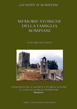 Paperback Memorie storiche della famiglia Bompiani (Vol. II) [Italian] Book