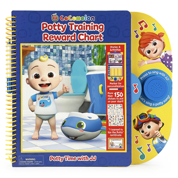 Hardcover Cocomelon Potty Training Reward Chart Book