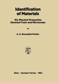 Paperback Identification of Materials: Via Physical Properties Chemical Tests and Microscopy Book